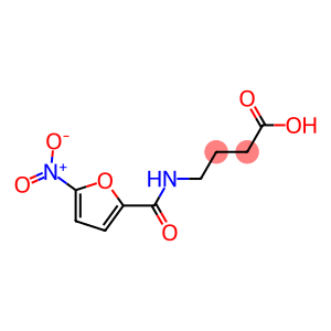 4-[(5-nitrofuran-2-yl)formamido]butanoic acid