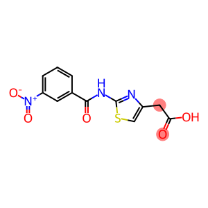 2-{2-[(3-nitrobenzene)amido]-1,3-thiazol-4-yl}acetic acid