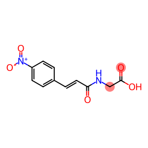 2-[3-(4-nitrophenyl)prop-2-enamido]acetic acid