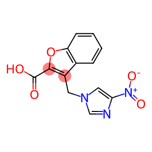 3-[(4-nitro-1H-imidazol-1-yl)methyl]-1-benzofuran-2-carboxylic acid