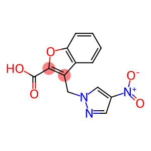 3-[(4-nitro-1H-pyrazol-1-yl)methyl]-1-benzofuran-2-carboxylic acid