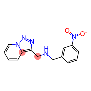 [(3-nitrophenyl)methyl]({[1,2,4]triazolo[3,4-a]pyridin-3-ylmethyl})amine