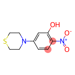 2-nitro-5-(1,4-thiazinan-4-yl)phenol