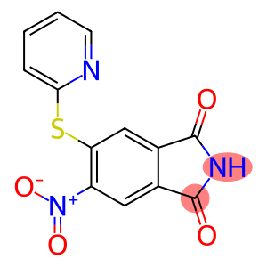 5-nitro-6-(2-pyridylthio)isoindoline-1,3-dione