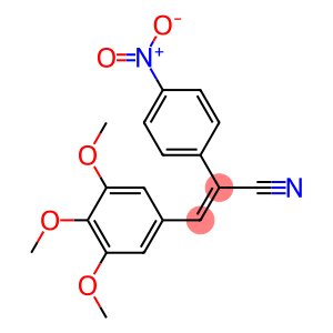 2-(4-nitrophenyl)-3-(3,4,5-trimethoxyphenyl)acrylonitrile