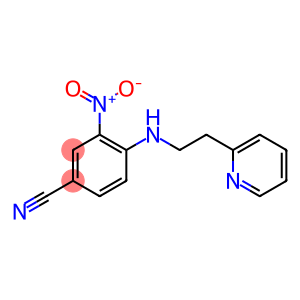 3-nitro-4-{[2-(2-pyridyl)ethyl]amino}benzonitrile