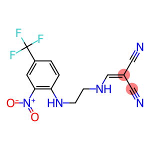 2-[({2-[2-nitro-4-(trifluoromethyl)anilino]ethyl}amino)methylidene]malononitrile