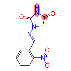 1-[(2-NITRO-BENZYLIDENE)-AMINO]-IMIDAZOLIDIN-2,4-DIONE