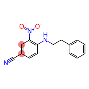 3-Nitro-4-phenethylamino-benzonitrile