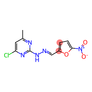 5-NITRO-2-FURALDEHYDE(4-CHLORO-6-METHYL-2-PYRIMIDINYL)HYDRAZONE