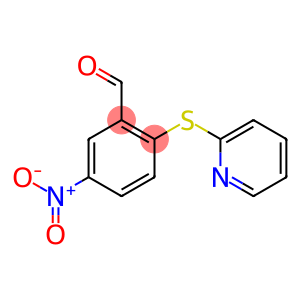 5-Nitro-2-(pyrid-2-ylthio)benzaldehyde