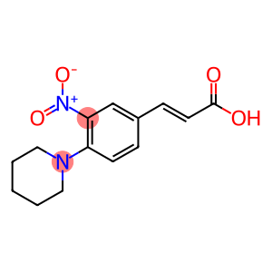 3-NITRO-4-PIPERIDINOCINNAMIC ACID