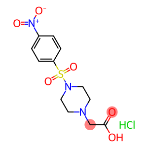 [4-(4-NITRO-BENZENESULFONYL)-PIPERAZIN-1-YL]-ACETIC ACID HYDROCHLORIDE