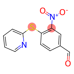 3-NITRO-4-(2-PYRIDYLTHIO)BENZALDEHYDE