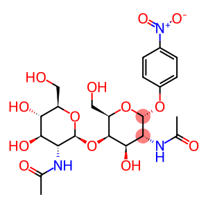 4-Nitrophenyl2-acetamido-4-O-(2-acetamido-2-deoxy-b-D-glucopyranosyl)-2-deoxy-a-D-galactopyranoside