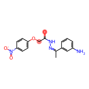 (4-NITRO-PHENOXY)-ACETIC ACID [1-(3-AMINO-PHENYL)-ETHYLIDENE]-HYDRAZIDE