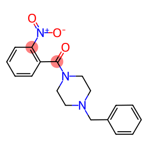 2-NITROPHENYL 4-BENZYLPIPERAZINYL KETONE