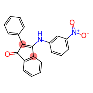 3-((3-NITROPHENYL)AMINO)-2-PHENYLINDEN-1-ONE