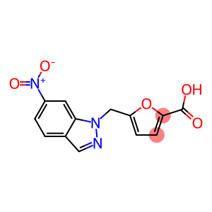 5-[(6-nitro-1H-indazol-1-yl)methyl]furan-2-carboxylic acid