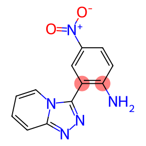 4-nitro-2-[1,2,4]triazolo[4,3-a]pyridin-3-ylaniline