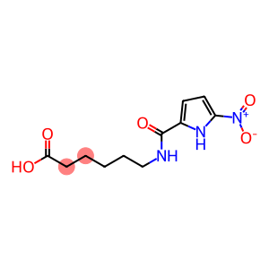 6-[(5-nitro-1H-pyrrol-2-yl)formamido]hexanoic acid