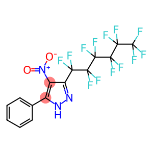 4-Nitro-3-perfluorohexyl-5-phenyl-1H-pyrazole