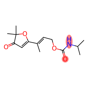 N-Isopropylcarbamic acid [(E)-3-[(4,5-dihydro-5,5-dimethyl-4-oxofuran)-2-yl]-2-butenyl] ester