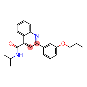 N-isopropyl-2-(3-propoxyphenyl)quinoline-4-carboxamide