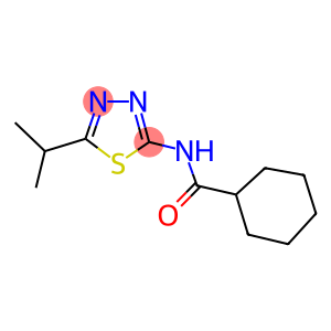 N-(5-isopropyl-1,3,4-thiadiazol-2-yl)cyclohexanecarboxamide