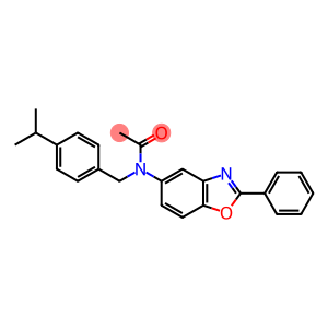 N-(4-isopropylbenzyl)-N-(2-phenyl-1,3-benzoxazol-5-yl)acetamide