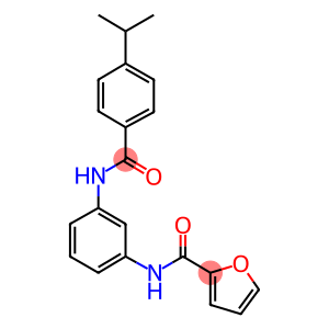 N-{3-[(4-isopropylbenzoyl)amino]phenyl}-2-furamide