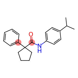 N-(4-(ISOPROPYL)PHENYL)(PHENYLCYCLOPENTYL)FORMAMIDE