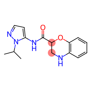 N-(1-isopropyl-1H-pyrazol-5-yl)-3,4-dihydro-2H-1,4-benzoxazine-2-carboxamide