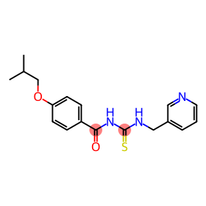 N-(4-isobutoxybenzoyl)-N'-(3-pyridinylmethyl)thiourea