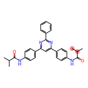 N-(4-{6-[4-(isobutyrylamino)phenyl]-2-phenyl-4-pyrimidinyl}phenyl)-2-methylpropanamide