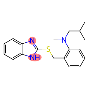 2-[2-(N-ISOBUTYL-N-METHYLAMINO)-BENZYLTHIO]-BENZIMIDAZOLE