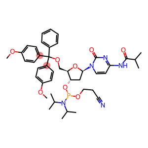 N4-(ISOBUTYRYL)-5'-O-(DIMETHOXYTRITYL)-2'-DEOXYCYTIDINE-3'-N,N-DIISOPROPYL (CYANOETHYL) PHOSPHORAMIDITE