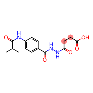 4-[N'-(4-ISOBUTYRYLAMINO-BENZOYL)-HYDRAZINO]-4-OXO-BUTYRIC ACID