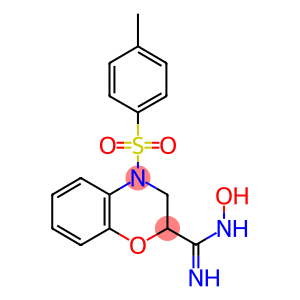 N-HYDROXY-4-(TOLUENE-4-SULFONYL)-3,4-DIHYDRO-2H-BENZO[1,4]OXAZINE-2-CARBOXAMIDINE