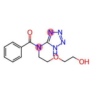 5-[(N-4-HYDROXY ETHOXY ETHYL)BENZAMIDYL]-1H-TETRAZOLE