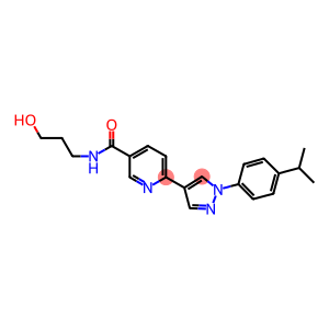 N-(3-HYDROXY-PROPYL)-6-[1-(4-ISOPROPYL-PHENYL)-1H-PYRAZOL-4-YL]-NICOTINAMIDE