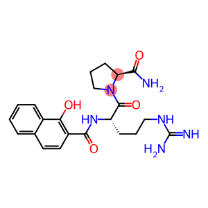 N-(1-hydroxy-2-naphthoyl)arginyl-prolinamide