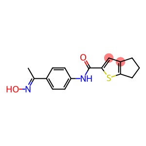 N-{4-[1-(hydroxyimino)ethyl]phenyl}-4H,5H,6H-cyclopenta[b]thiophene-2-carboxamide