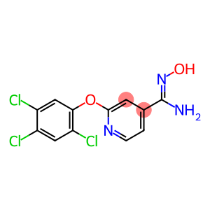 N'-hydroxy-2-(2,4,5-trichlorophenoxy)pyridine-4-carboximidamide