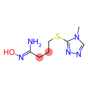 N'-hydroxy-4-[(4-methyl-4H-1,2,4-triazol-3-yl)sulfanyl]butanimidamide