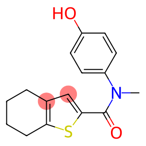 N-(4-hydroxyphenyl)-N-methyl-4,5,6,7-tetrahydro-1-benzothiophene-2-carboxamide