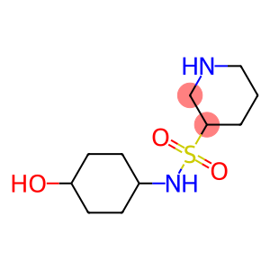 N-(4-hydroxycyclohexyl)piperidine-3-sulfonamide