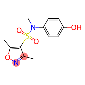 N-(4-hydroxyphenyl)-N,3,5-trimethyl-1,2-oxazole-4-sulfonamide