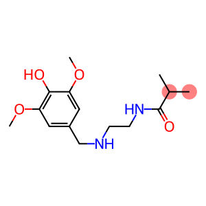 N-(2-{[(4-hydroxy-3,5-dimethoxyphenyl)methyl]amino}ethyl)-2-methylpropanamide