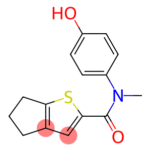 N-(4-hydroxyphenyl)-N-methyl-4H,5H,6H-cyclopenta[b]thiophene-2-carboxamide